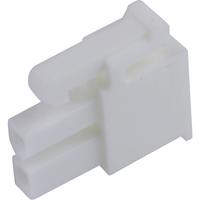 Molex 39012025 Mini-Fit Jr. Receptacle Housing, Dual Row, 2 Circuits, UL 94V-0, Natural