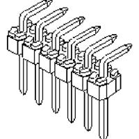 Molex 901210763 2.54mm Pitch C-Grid III Header, Single Row, Right-Angle, 3 Circuits, 0.38µm Gold (Au) Selective Plating