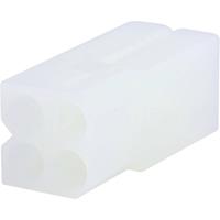Molex 03091049 2.36mm Diameter Standard .093 Pin and Socket Receptacle Housing, 4 Circuits, Dual Row, without Mounting