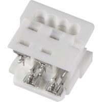 Molex 903270304 Picoflex PF-50, Low Profile, IDT Receptacle, 4 Circuits, White, Tin (Sn) Plated, Bag