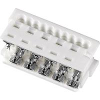 Molex 903270310 Picoflex PF-50, Low Profile, IDT Receptacle, 10 Circuits, White, Tin (Sn) Plated, Ba