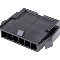 Molex Buchsengehäuse-Kabel Polzahl Gesamt 6 Rastermaß: 3mm 436400600 Bag