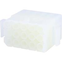 Molex 19091151 2.36mm Diameter, .093 Pin and Socket Receptacle Housing with Positive Latch, 15 Circuits, 3 Rows, with S