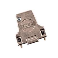 Molex 1731110061 FCT Metal Backshell for D-Sub Connector, Shell Size 2, 45° Angle Large Diameter Ca
