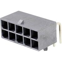 Molex 1720640010 Female header, inbouw (standaard) Totaal aantal polen: 10 Rastermaat: 5.7 mm Inhoud: 1 stuk(s) Tray