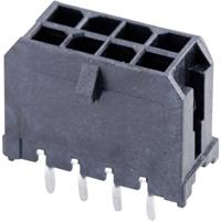Molex 430450812 Micro-Fit 3.0 Vertical Header, 3.00mm Pitch, Dual Row, 8 Circuits, with PCB Polarizi