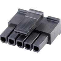 Molex 436450508 Micro-Fit 3.0 Receptacle Housing, Single Row, 5 Circuits, UL 94V-0, Low-Halogen Sinc