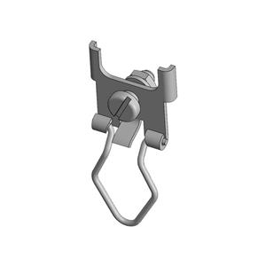 Molex 1731120367 FCT Spring Lock for Size 1-4 D-Sub, with Mounting Screws, Stainless Steel