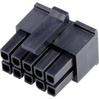 Molex 430251010 Micro-Fit 3.0 Receptacle Housing, Dual Row, 10 Circuits, UL 94V-2, Glow-Wire Capable