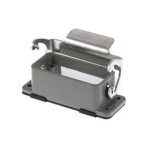 Molex 936011162 GWconnect STD - Standard, Single Lever Bulkhead Mount Housing, Die-cast Aluminum, with 1 Lever, Size 10A