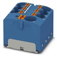 phoenixcontact Phoenix Contact PTFIX 10/6X4-G BU 3273990 Verteilerblock Polzahl (num): 7 0.2mm² 6mm² Blau 8St.