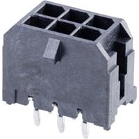 Molex 430450612 Micro-Fit 3.0 Vertical Header, 3.00mm Pitch, Dual Row, 6 Circuits, with PCB Polarizi