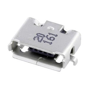 Molex 475900001 1500 pcs Micro-USB AB Receptacle, Right-Angle, Top Mount, Surface Mount, Lead-Free