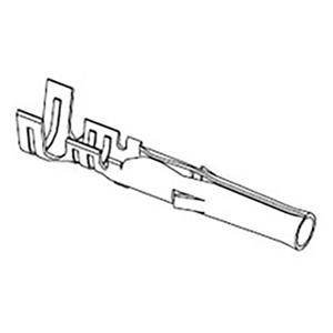 Molex 02061103 100 pcs 1.57mm Diameter, Standard .062 Pin and Socket Crimp Terminal, Female, with Tin (Sn) Plated Brass Contact