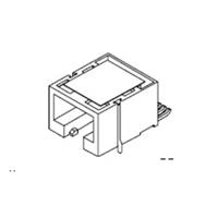 Molex Cat 3 Mod Jack/Plug 855025006 Buchse Schwarz