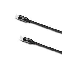 Celly USB-C - USB-C Kabel Zwart