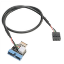 AKASA Adapter intern USB 3.1 zu intern USB 3.0 - 40 cm