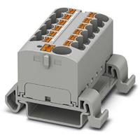 phoenixcontact Phoenix Contact PTFIX 10/12X4-NS35A GY 3273746 Verteilerblock Polzahl (num): 13 0.2mm² 6mm² Grau 8