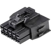 Molex 1053081210 Nano-Fit Receptacle Housing, TPA Capable, 2.50mm Pitch, Dual Row, 10 Circuits, Blac