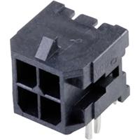 Molex 430450422 Male header, inbouw (standaard) Totaal aantal polen: 4 Rastermaat: 3 mm Inhoud: 1 stuk(s) Tray