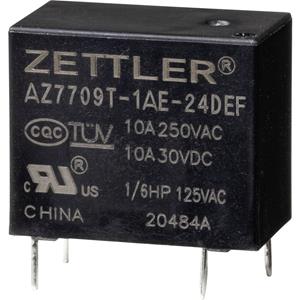 Zettler Electronics AZ7709T-1AE-24DEF Powerrelais 24 V/AC 10 A 1 stuk(s)