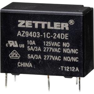 zettlerelectronics Zettler Electronics AZ9403-1C-24DE Powerrelais 24 V/DC 5A