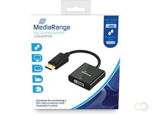 Mediarange MRCS174 video kabel adapter 0,15 m DVI DisplayPort Zwart