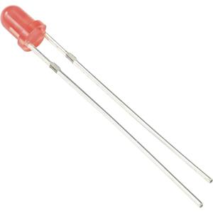 TRU COMPONENTS Bedrade LED Rood Rond 100 mcd 60 ° 20 mA