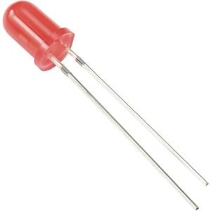 TRU COMPONENTS Bedrade LED Rood Rond 100 mcd 60 ° 20 mA
