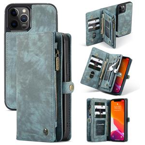 Caseme vintage 2 in 1 portemonnee hoes - iPhone 12 / iPhone 12 Pro - Blauw