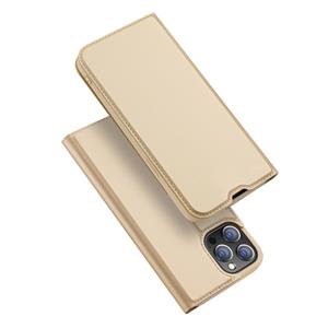 Dux Ducis Slim bookcase hoes - iPhone 13 Pro Max - Goud