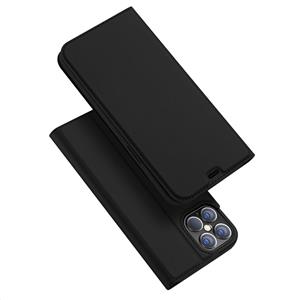 Dux Ducis Pro serie slim wallet hoes - iPhone 12 Pro Max - Zwart