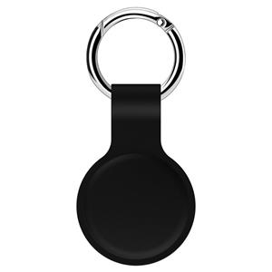 Lunso Houder met sleutelhanger - Apple Airtags - Zwart