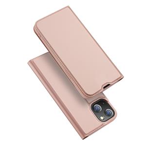 Dux Ducis Slim bookcase hoes - iPhone 13 - Rose Goud