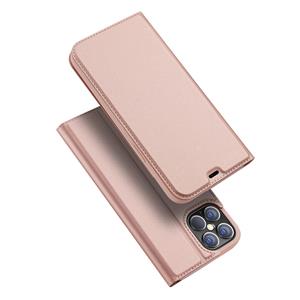 Dux Ducis Pro serie slim wallet hoes - iPhone 12 Pro Max - Rose Goud