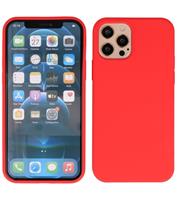Lunso Softcase hoes - iPhone 12 / iPhone 12 Pro - Rood