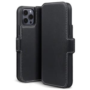 Qubits slim wallet hoes - iPhone 12 / iPhone 12 Pro - Zwart