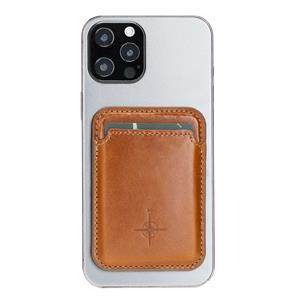 NorthLife Brida Lederen Magsafe (magnetische) cardholder / pasjeshouder - iPhone 12/13 Serie - Cognac