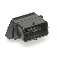 Molex 477450100 2.50mm, 3.50mm CMC Header, Right-Angle, 28 Position, 1 Port, Black, Peg, Lead-Free