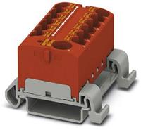 phoenixcontact Phoenix Contact PTFIX 10/12X4-NS35A RD 3273750 Verteilerblock Polzahl (num): 13 0.2mm² 6mm² Rot 8S