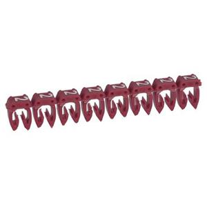Legrand 038222 Kennzeichnungsclip Aufdruck 2 Außendurchmesser-Bereich 2.70 bis 3.90mm 038222