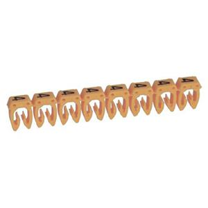 Legrand 038224 Kennzeichnungsclip Aufdruck 4 Außendurchmesser-Bereich 2.70 bis 3.90mm 038224