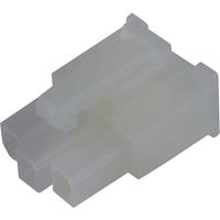 Molex 39014030 Mini-Fit Jr. Receptacle Housing, Single Row, 3 Circuits, UL 94V-2, Natural