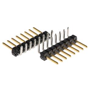 Molex 901210768 2.54mm Pitch C-Grid III Header, Single Row, Right-Angle, 8 Circuits, 0.38µm Gold (Au) Selective Plating