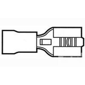 TE Connectivity FASTON Terminals - Pre-InsulatedFASTON Terminals - Pre-Insulated 640174-1 AMP