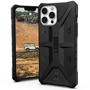 Urban Armor Gear UAG - Pathfinder backcover hoes - iPhone 13 Pro Max - Zwart + Lunso Tempered Glass