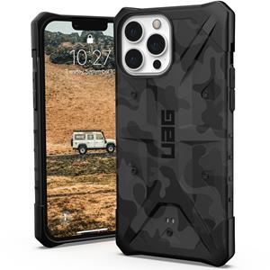 Urban Armor Gear UAG - Pathfinder backcover hoes - iPhone 13 Pro Max - Camouflage Grijs + Lunso Tempered Glass