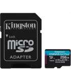 Kingston Canvas Go! Plus SD-Karte 256GB Class 10 UHS-I inkl. SD-Adapter