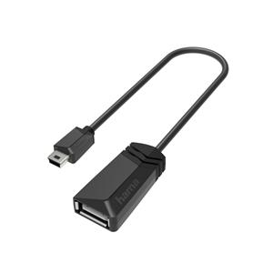 Hama USB 2.0 Adapter [1x USB 2.0 Stecker A - 1x USB 2.0 Stecker Mini-AB]