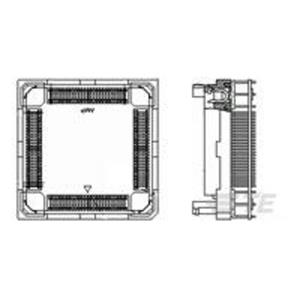 TE Connectivity Ultraslim socketUltraslim socket 822064-4 AMP